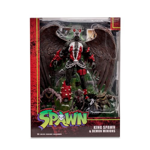 ACTION FIGURE - Spawn King Spawn and Demon Minions 7-Inch Scale Action Figure