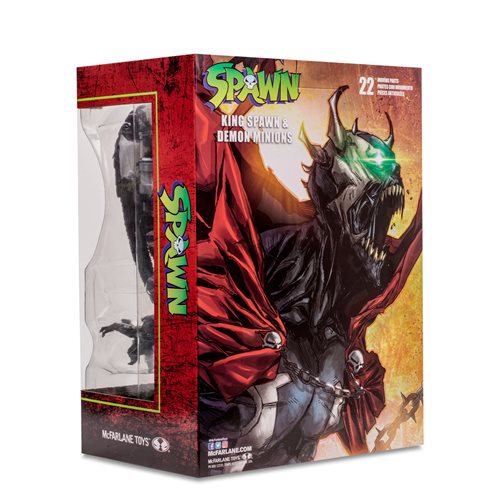 ACTION FIGURE - Spawn King Spawn and Demon Minions 7-Inch Scale Action Figure