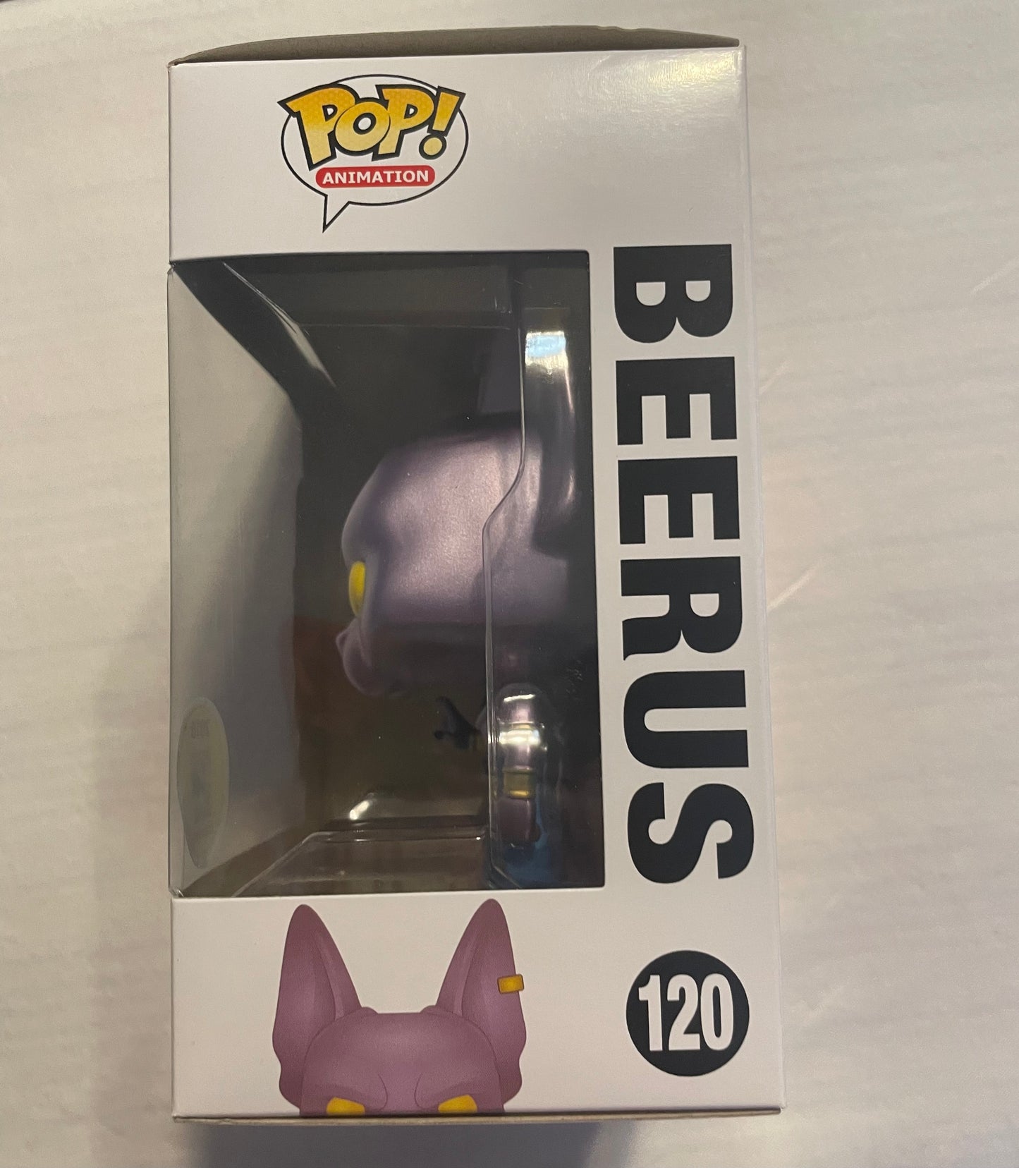 POP! GRAILS - DRAGONBALL Z #120 METALLIC BEERUS (SDCC 2026 CON STICKER )