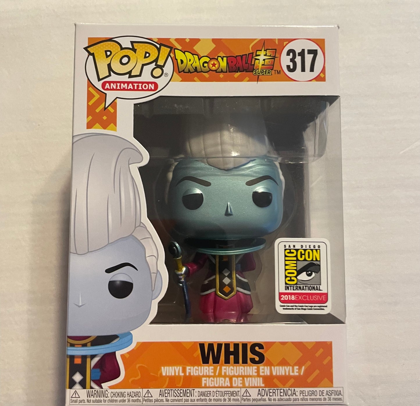 POP! - DRAGONBALL Z GRAIL #317 WHIS CON STICKER