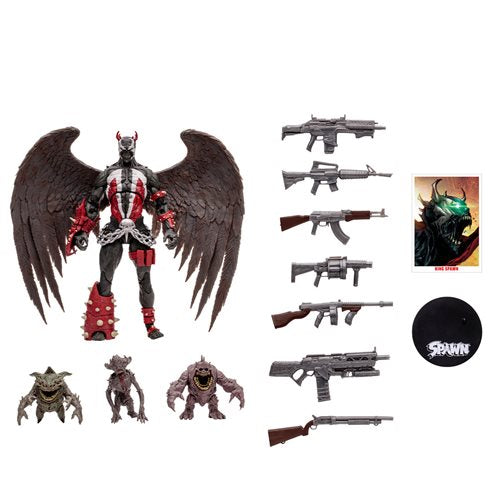 ACTION FIGURE - Spawn King Spawn and Demon Minions 7-Inch Scale Action Figure