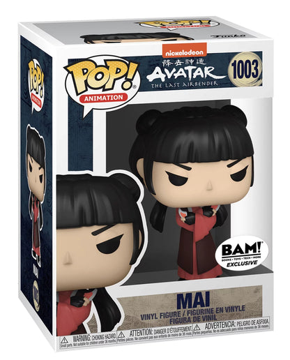 POP! - AVATAR THE LAST AIRBENDER #1003 MAI (BAM! EXCLUSIVE STICKER )