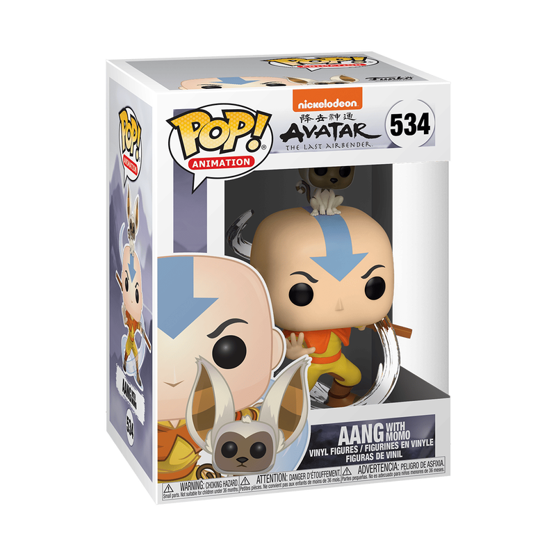 POP! - AVATAR THE LAST AIR BENDER #534 AANG WITH MOMO