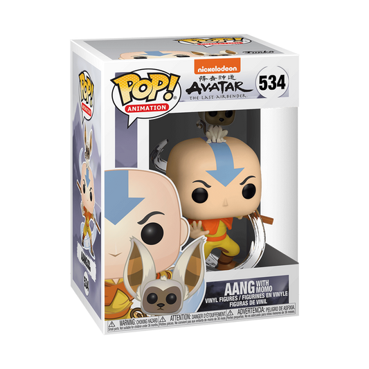 POP! - AVATAR THE LAST AIR BENDER #534 AANG WITH MOMO