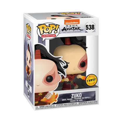 POP! AVATAR THE LAST AIRBENDER # 538 ZUKO CHASE ( DAMAGED TEAR ON BOX )