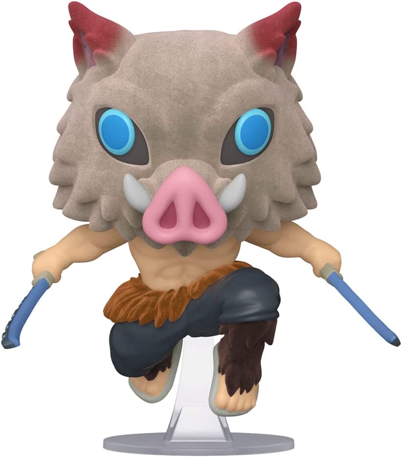 POP! DEMON SLAYER INOSUKE HASHIBIRA #875 (CHALLICE EXCLUSIVE FLOCKED COMMON)