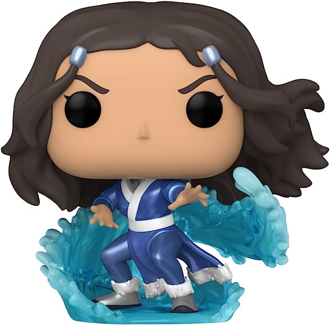 POP! AVATAR THELAST AIRBENDER #1130 KATARA GLOW-IN-THE-DARK VOLCANO X EXCLUSIVE (BOX IS DAMAGED)