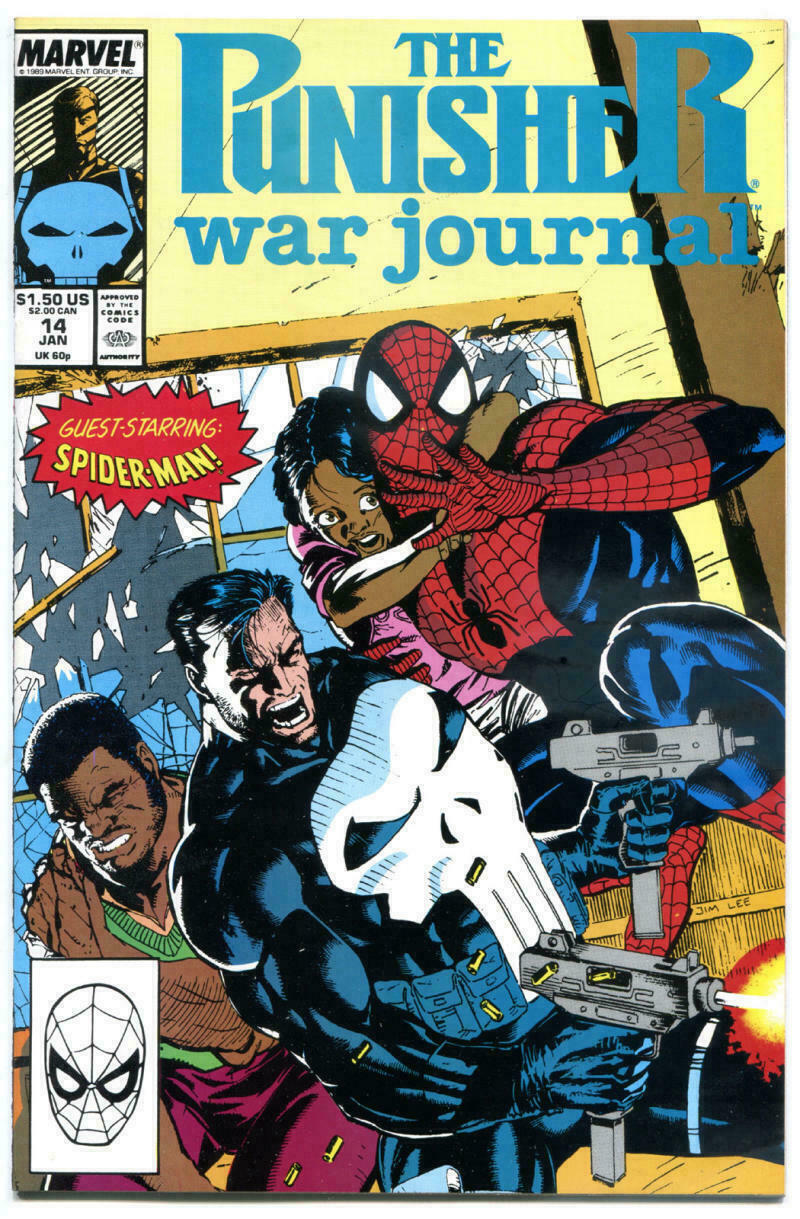 PUNISHER WAR JOURNAL #14  (JIM LEE SPIDER-MAN COVER)