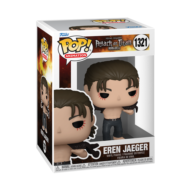 POP! - ATTACK ON TITAN #1321 EREN JAEGER WITH OPEN SHIRT