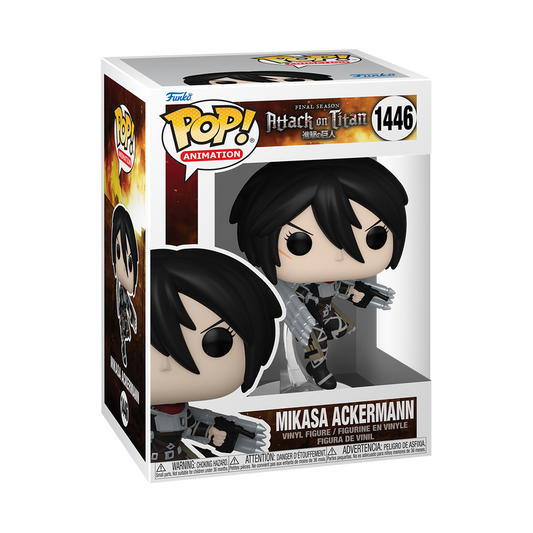 POP! ATTACK ON TITAN - #1446 MIKASA ACKERMANN WITH THUNDER SPEARS