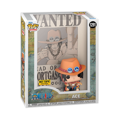 POP! - ONE PIECE  #1291 ACE WANTED POSTER HOTTOPICEXCLUSIVE