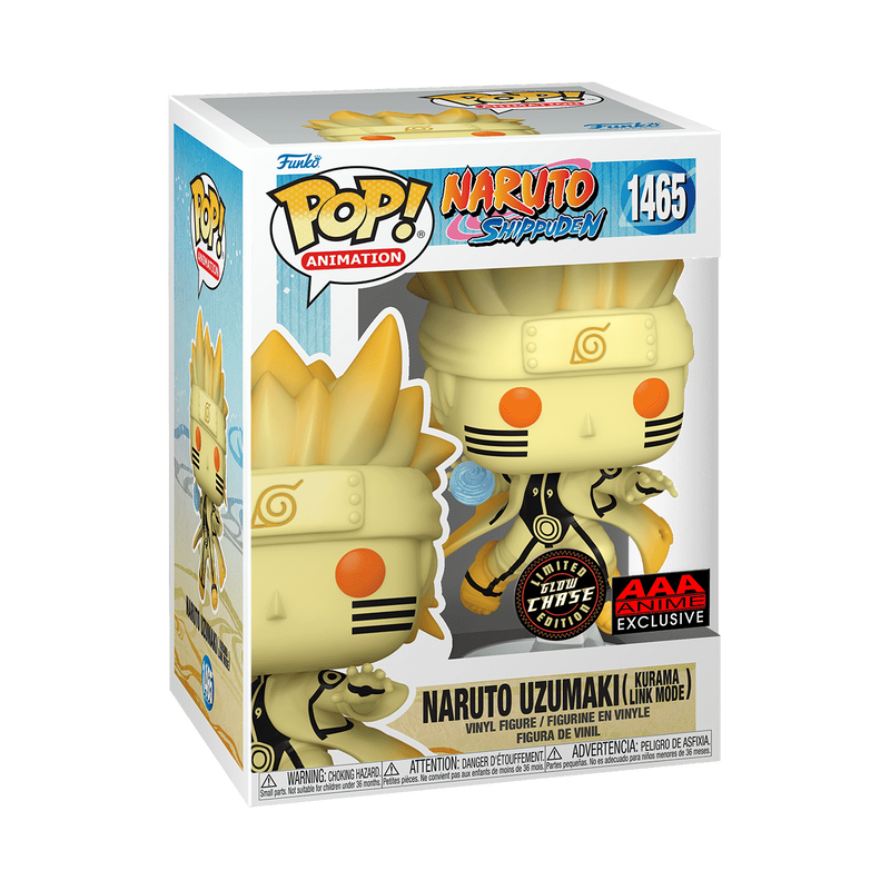 POP! - NARUTO #1465 NARUTO KURAMA LINK MODE CHASE