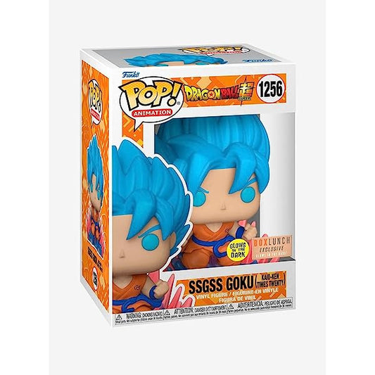 POP! - DRAGON BALL SUPER SSGSS GOKU KAIO-KEN TIMES TWENTY GLOW-IN-THE-DARK BOX LUNCH EXCLUSIVE