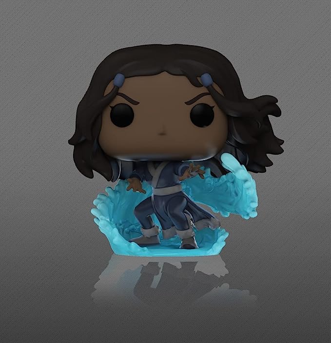 POP! AVATAR THELAST AIRBENDER #1130 KATARA GLOW-IN-THE-DARK VOLCANO X EXCLUSIVE (BOX IS DAMAGED)