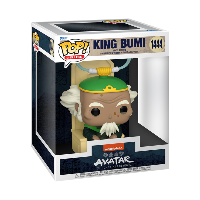 POP! - AVATAR THE LAST AIRBENDER #1444 DELUXE KING BUMI ON THRONE