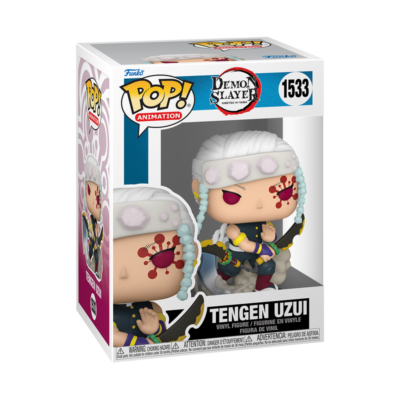 POP! DEMON SLAYER #1533 TENGEN UZUI CHASE & COMMON BUNDLE