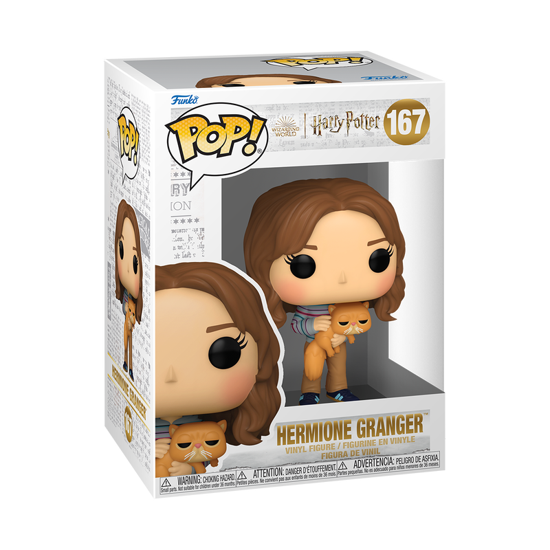 PREORDER POP! - HARRY POTTER #167 HERMIONE GRANGER WITH CROOKSHANKS