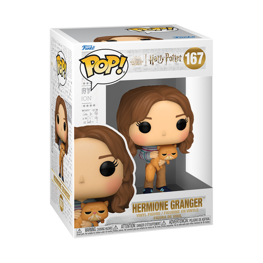 PREORDER POP! - HARRY POTTER #167 HERMIONE GRANGER WITH CROOKSHANKS