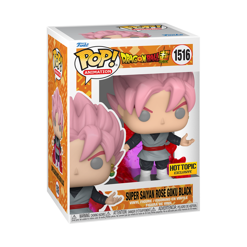 POP! - DRAGONBALL SUPER - #1516 SUPER SAIYAN ROSÉ GOKU BLACK (GLOW)