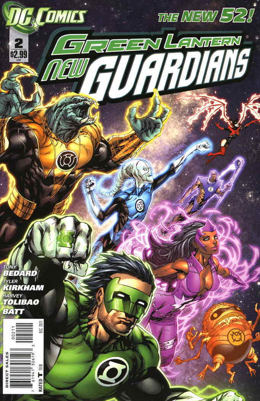 GREEN LANTERNS NEW GUARDIANS NEW 52 #2