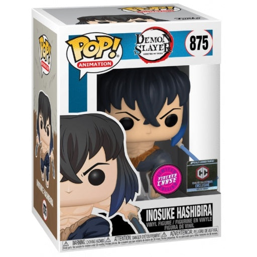 POP! DEMON SLAYER #875 INOSUKE HASHIBIRA (CHALICE EXCLUSIVE FLOCKED CHASE)