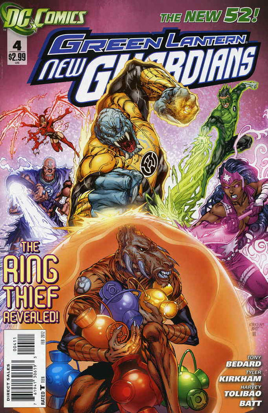 GREEN LANTERNS NEW GUARDIANS NEW 52 #4