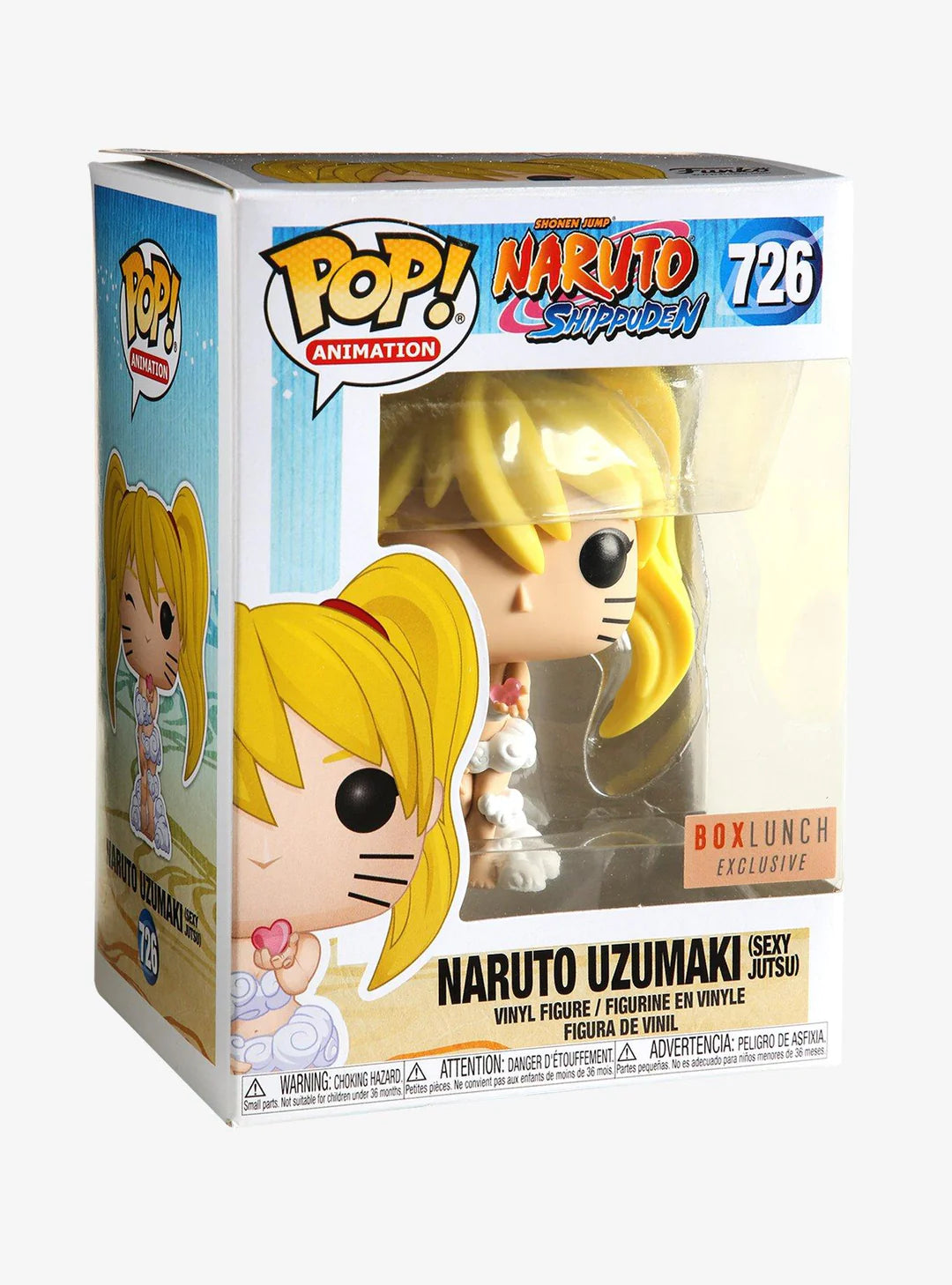 POP! - NARUTO #NARUTO UZUMAKI SEXY JUTSU BOXLUNCH EXCLUSIVE