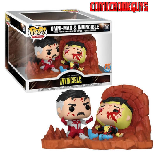 PREORDER POP!  - INVINCIBLE #1503 OMNI-MAN & INVINCIBLE THINK MARK THINK  POP MOMENT  (FCBD Previews Exclusive)