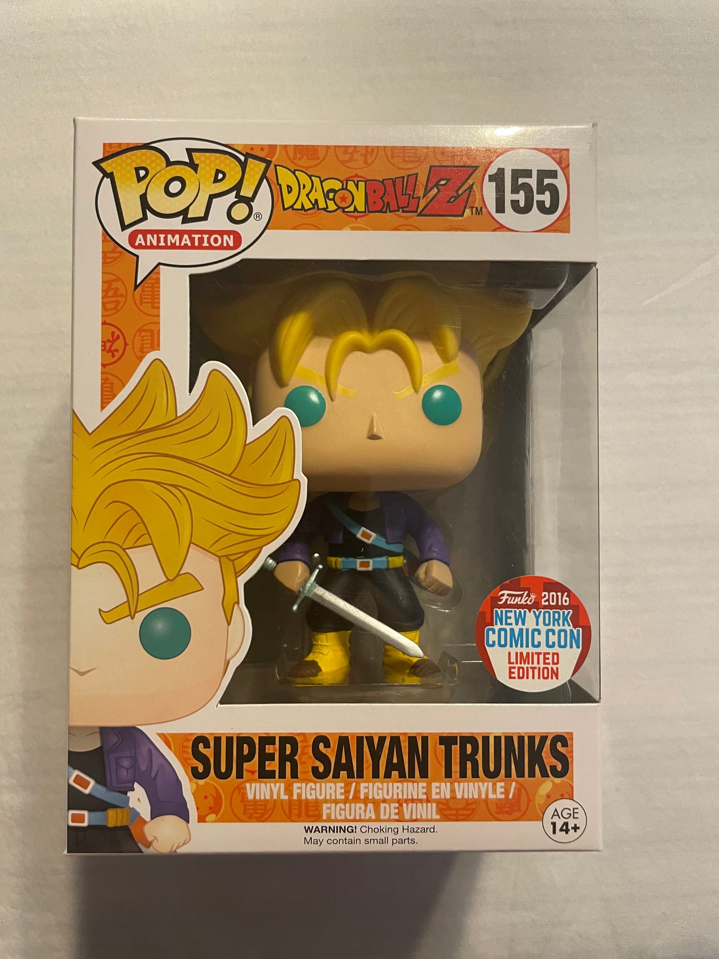 POP! DRAGONBALL Z GRAILS #155 SUPER SAIYAN TRUNKS