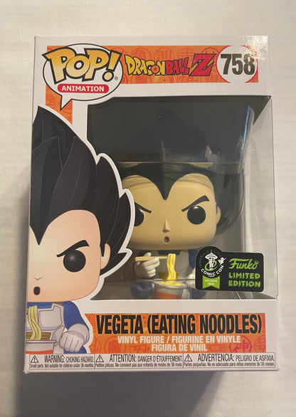 POP! - DRAGONBALL Z GRAIL #758 VEGETA (EATING NOODLES) CON STICKER