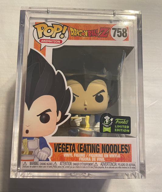 POP! - DRAGONBALL Z GRAIL #758 VEGETA (EATING NOODLES) CON STICKER