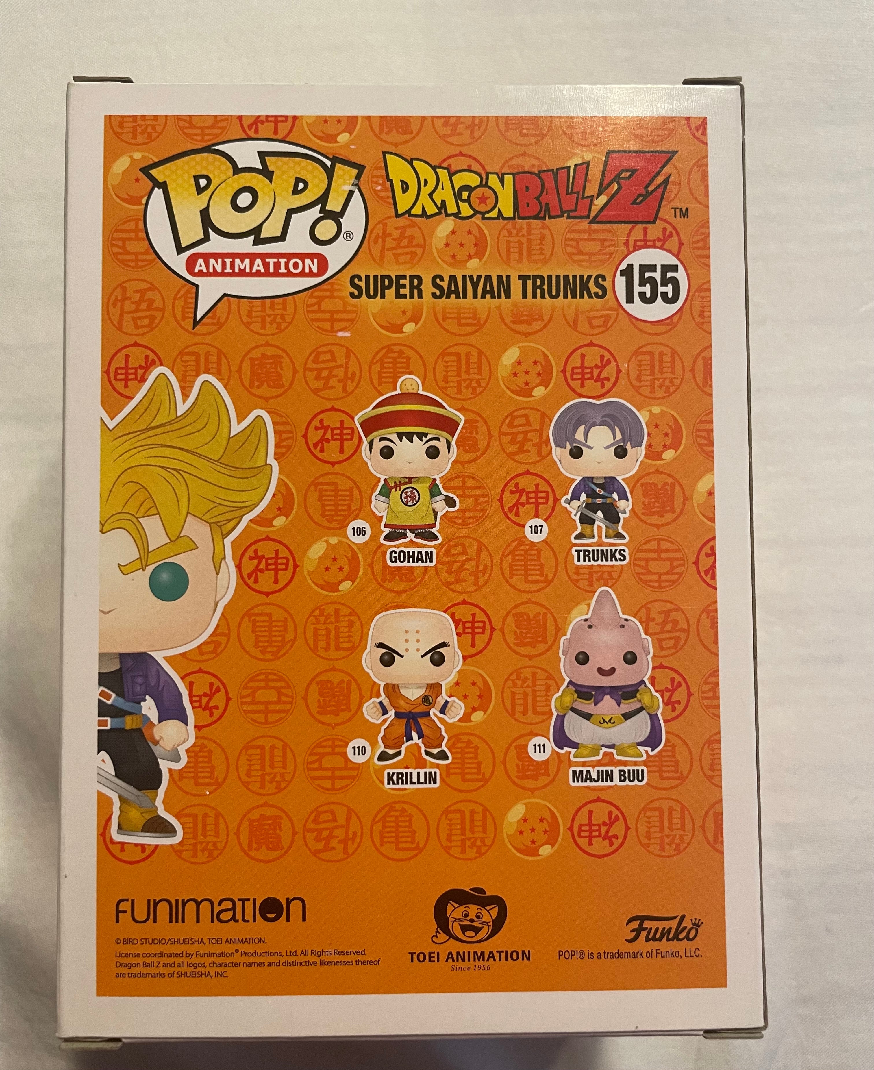 2016 NYCC Super Saiyan Trunks store Funko Pop #155