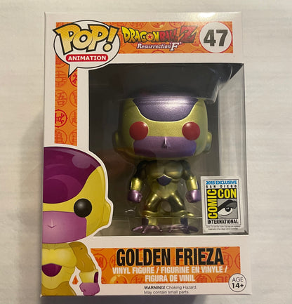 POP! DRAGONBALL Z GRAIL #47 GOLDEN FRIEZA (RED EYES) CON STICKER