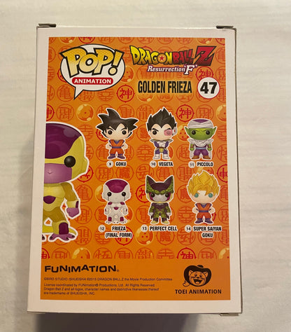 POP! DRAGONBALL Z GRAIL #47 GOLDEN FRIEZA (RED EYES) CON STICKER