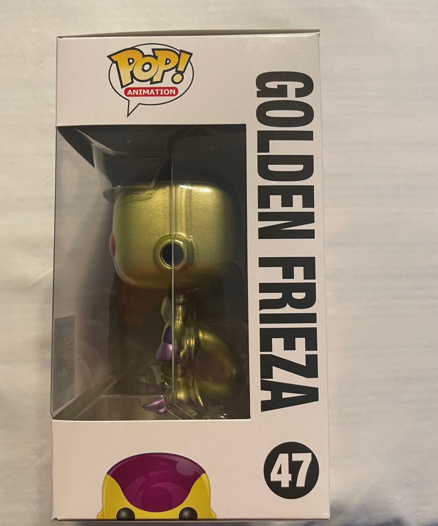 POP! DRAGONBALL Z GRAIL #47 GOLDEN FRIEZA (RED EYES) CON STICKER