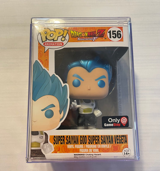 POP! - DRAGONBALL Z #156 SUPER SAIYAN GOD SUPER SAIYAN VEGETA (METALLIC) (GAME STOP EXCLUSIVE )