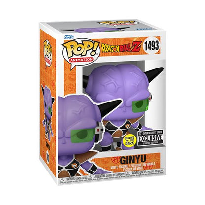 POP! - DRAGONBALL Z #1493 GINYU (ENTERTAINMENT EARTH EXCLUSIVE GLOW IN THE DARK)