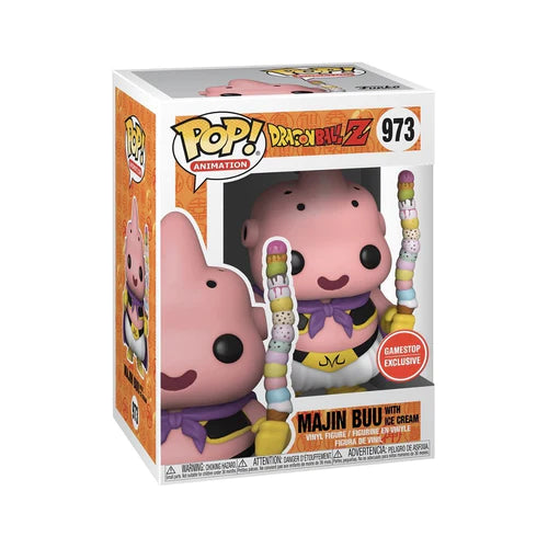 POP! - DRAGONBALL Z #973 MAJIN BUU WITH ICE CREAM (GAME STOP EXCLUSIVE)