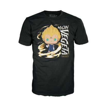 POP! - DRAGON BALL Z #862 MAJIN VEGETA POP AND TEE  GLOW- N -THE -DARK BUNDLE 2XL