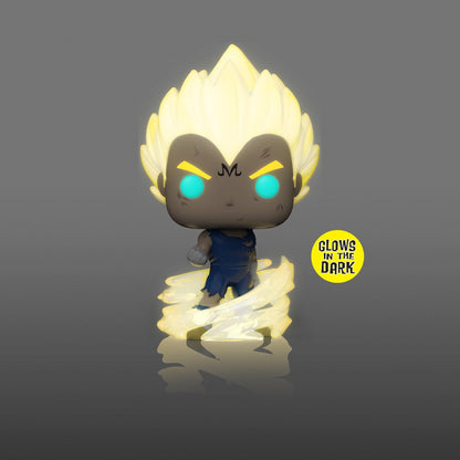 POP! - DRAGON BALL Z #862 MAJIN VEGETA POP AND TEE  GLOW- N -THE -DARK BUNDLE 2XL