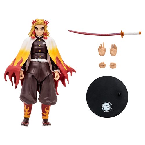 ACTION FIGURE - DEMON SLAYER WAVE 3 KYOJURO RENGOKU 7-INCH SCALE ACTION FIGURE