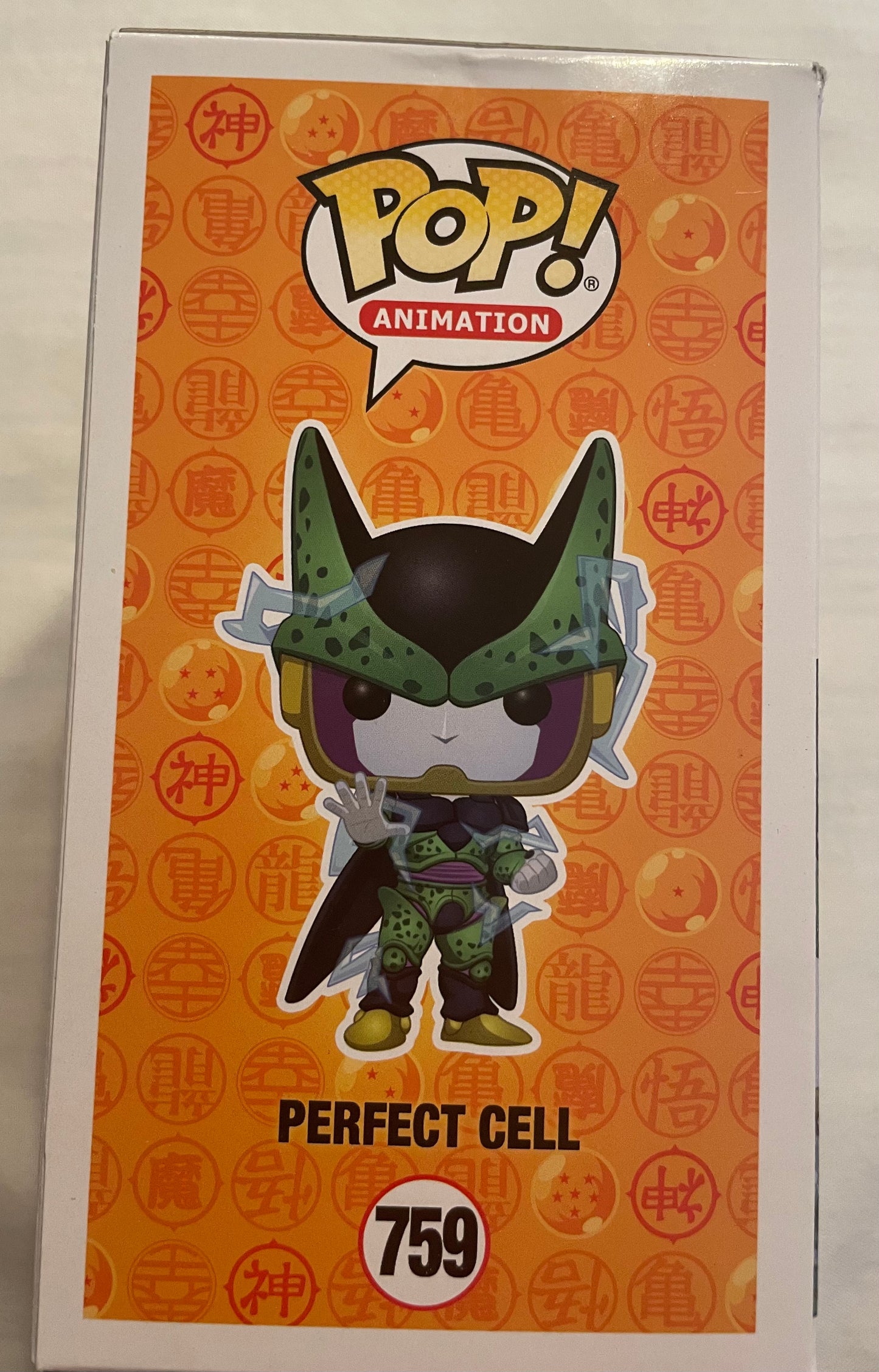 POP! - DRAGONBALL Z GRAIL - PERFECT CELL #759 CON STICKER  (DAMAGED)