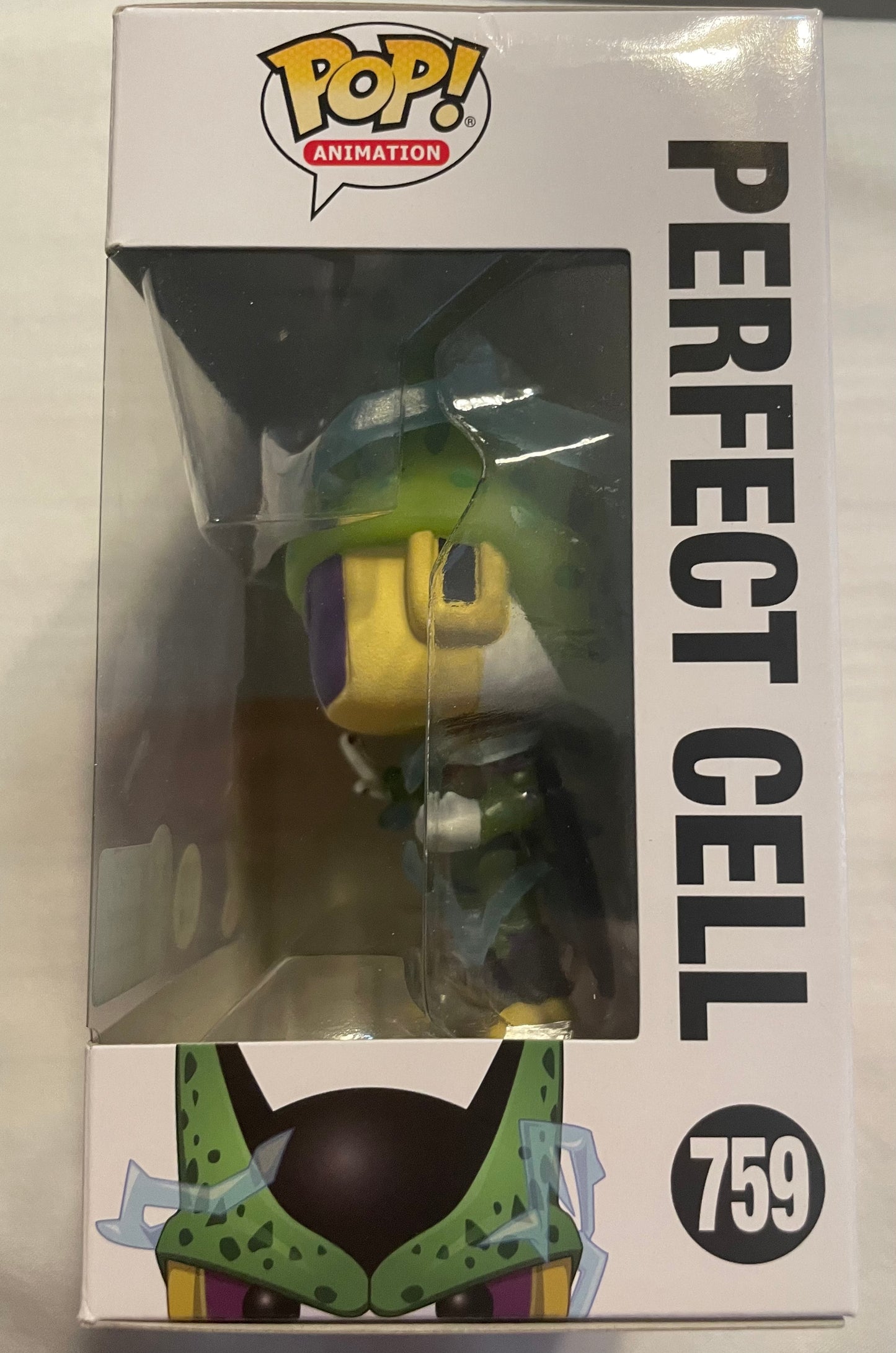 POP! - DRAGONBALL Z GRAIL - PERFECT CELL #759 CON STICKER  (DAMAGED)