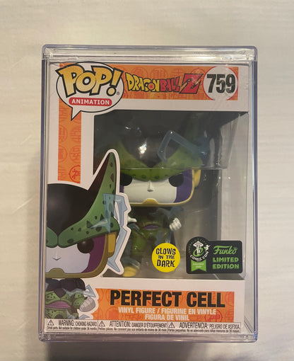 POP! - DRAGONBALL Z GRAIL - PERFECT CELL #759 CON STICKER  (DAMAGED)