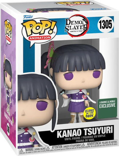 POP! DEMON SLAYER -1305  KANAO TSUYURI GLOW-IN-THE-DARK BARNES&NOBLE EXCLUSIVE STICKER