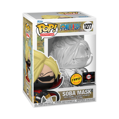 POP! - ONE PIECE #1277 Soba Mask (CHASE & COMMON BUNDLE) WITH CHALICE STICKER