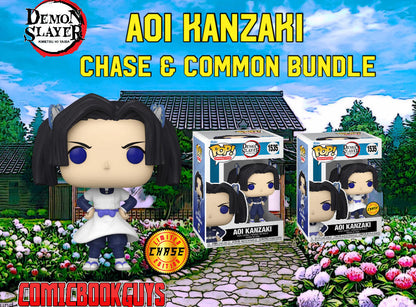 POP! - DEMON SLAYER  #1535 AOI KANZAKI CHASE & COMMON BUNDLE