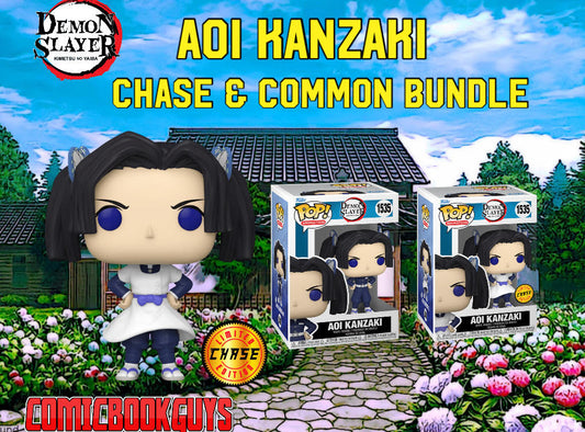 POP! - DEMON SLAYER  #1535 AOI KANZAKI CHASE & COMMON BUNDLE