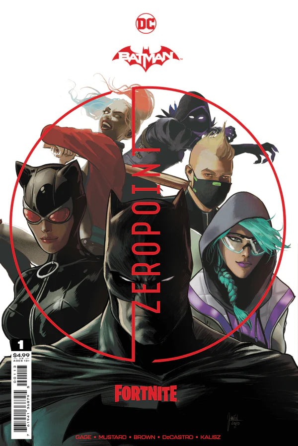 BATMAN FORTNITE ZERO POINT #1 3RD PRINT (SEALED POLLY BAG & HARELY QUINN CODE UNUSED)