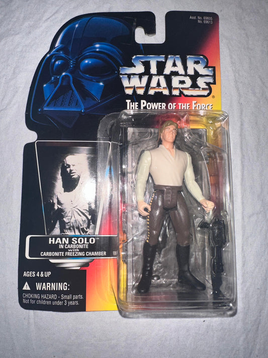 ACTION FIGURE - STARWARS THE POWER OF THE FORCE - HAN SOLO (IN CARBONITE)